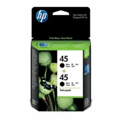 HP 45 黑色噴墨墨盒 雙包裝