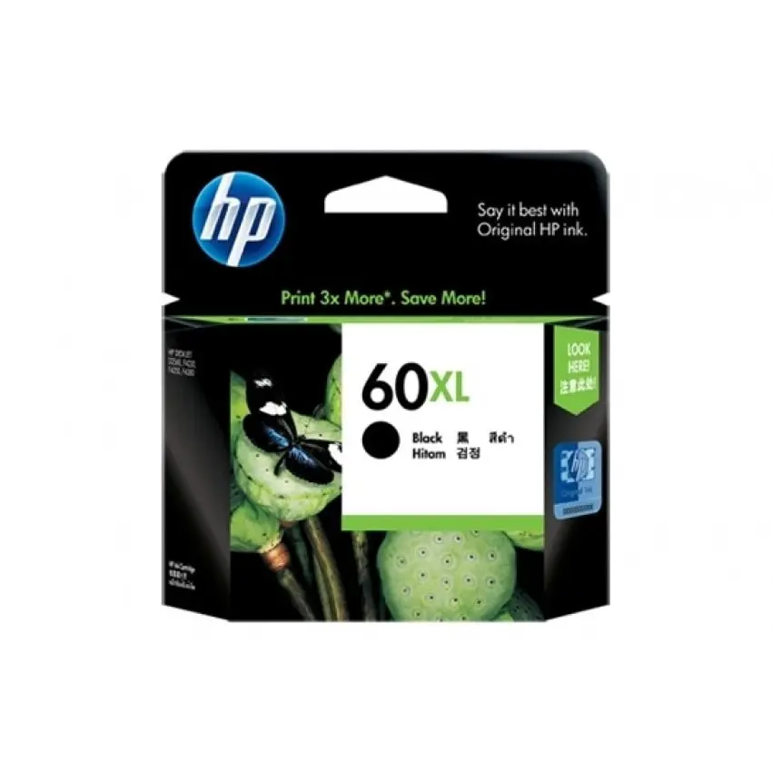 HP 60XL 黑色墨水匣