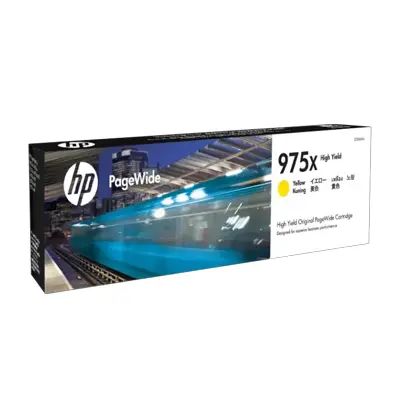 HP 975X 原廠高容量黃色 PageWide 墨盒