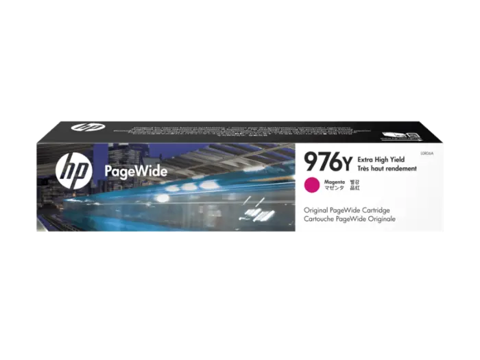 HP 976Y 原廠洋紅色 PageWide 墨盒
